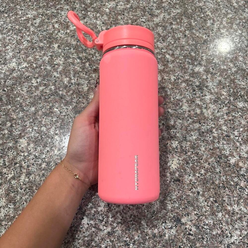 Pink hydra peak water bottle